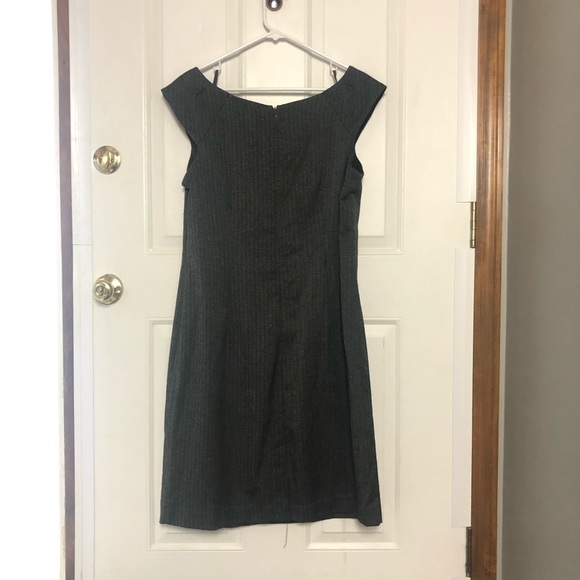 Knee length gray wool like jumper dress - Picture 2 of 4